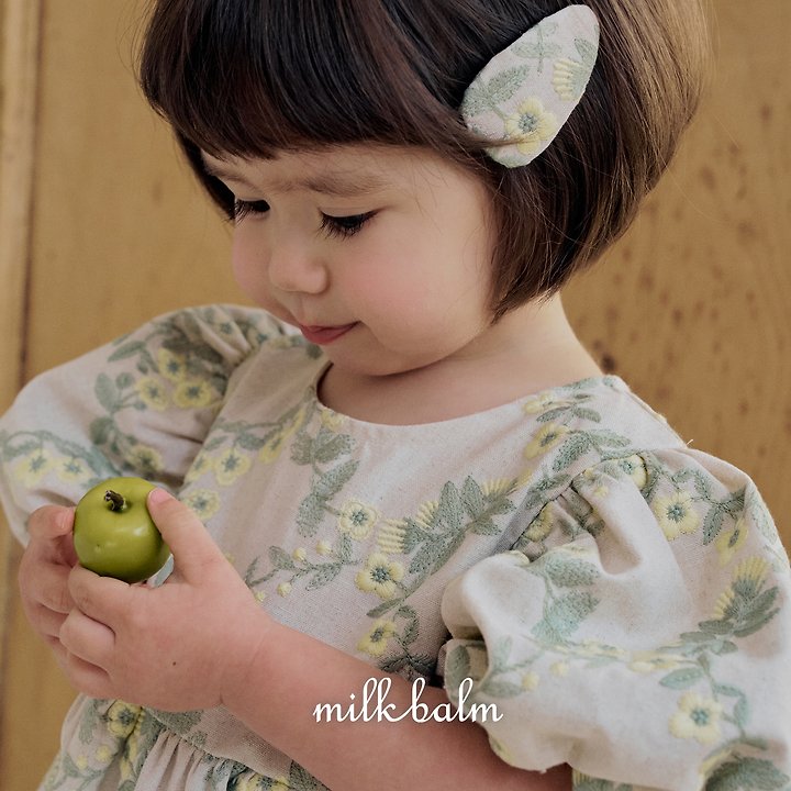 Milk Balm - Korean Baby Fashion - #babyoutfit - Rosa Embroidered Suit - 7