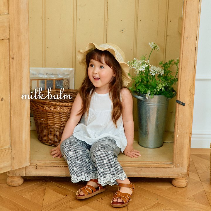 Milk Balm - Korean Baby Fashion - #babyoutfit - Jenny Scallop Pants - 6