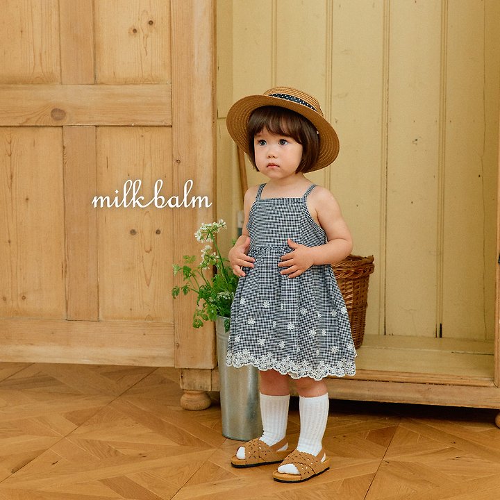 Milk Balm - Korean Baby Fashion - #babyoutfit - Jenny Scallop One-piece - 3