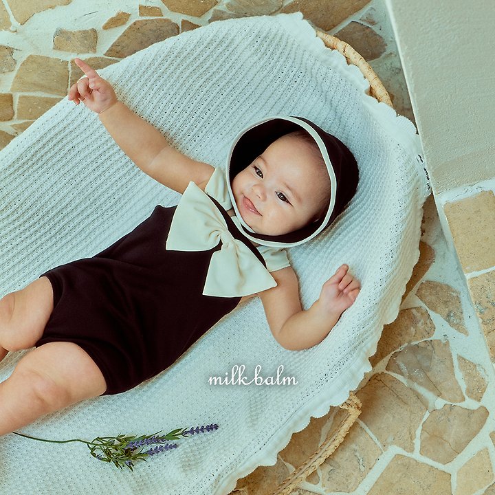 Milk Balm - Korean Baby Fashion - #babyoutfit - Ribbon Swimsuit