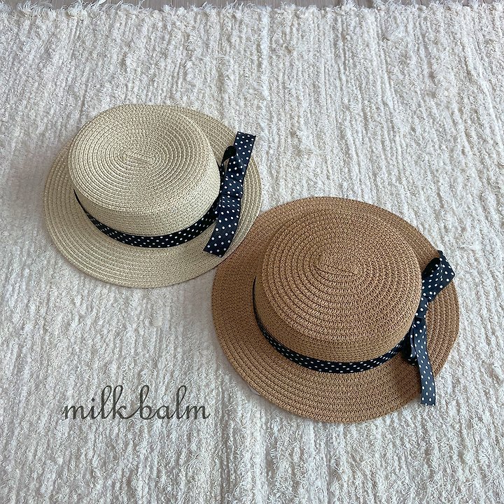 Milk Balm - Korean Baby Fashion - #babyoutfit - Jenny Straw Hat