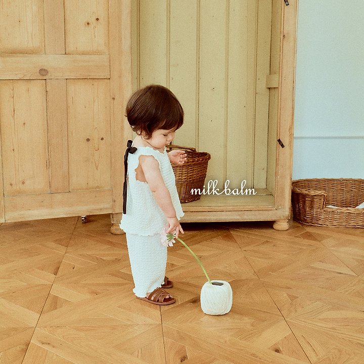 Milk Balm - Korean Baby Fashion - #babyoutfit - Bring Sleeveless Set-up - 8