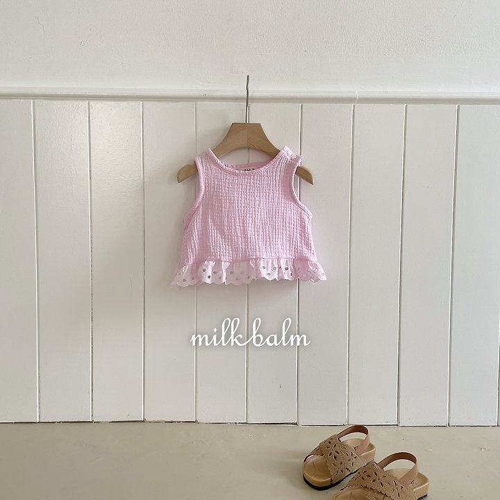 Milk Balm - Korean Baby Fashion - #babywear - Pure Punching Blouse - 7
