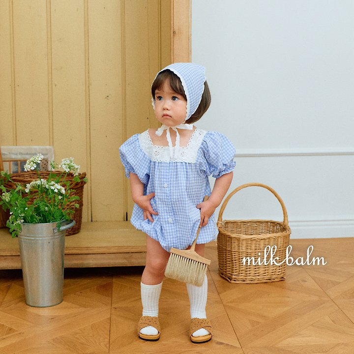 Milk Balm - Korean Baby Fashion - #babywear - Ivy Check Suit - 12