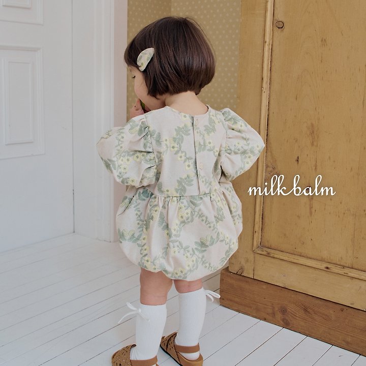 Milk Balm - Korean Baby Fashion - #babywear - Rosa Embroidered Suit - 8