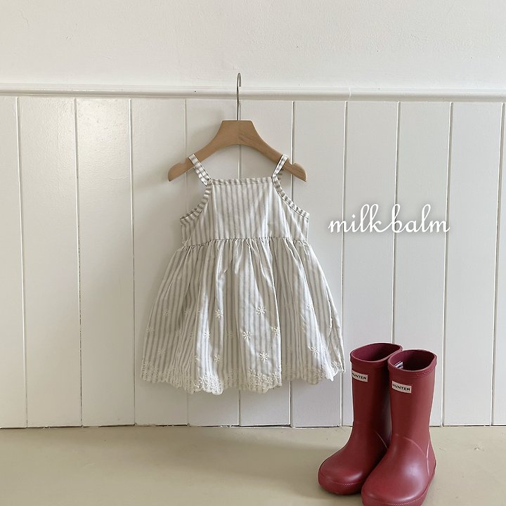 Milk Balm - Korean Baby Fashion - #babywear - Jenny Scallop One-piece - 5