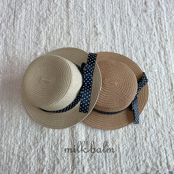 Milk Balm - Korean Baby Fashion - #babywear - Jenny Straw Hat - 2