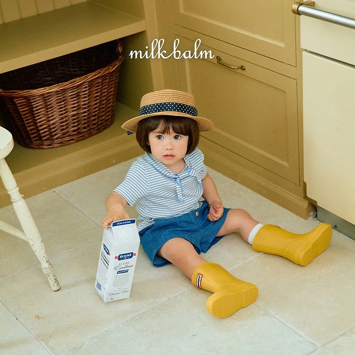 Milk Balm - Korean Baby Fashion - #onlinebabyboutique - Sailor Short Sleeve Tee