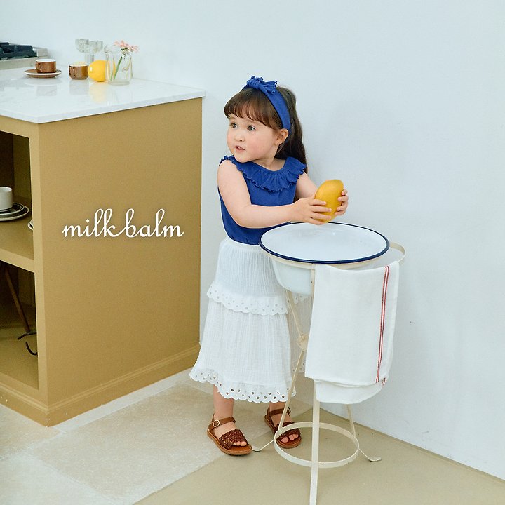 Milk Balm - Korean Baby Fashion - #onlinebabyboutique - Pure Punching Skirt - 9