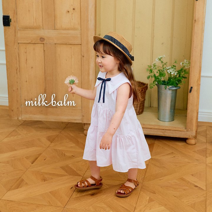 Milk Balm - Korean Baby Fashion - #onlinebabyboutique - Chloe Cancan One-piece - 12