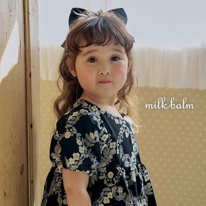 Milk Balm - Korean Baby Fashion - #onlinebabyboutique - Rosa Embroidered One-piece - 10