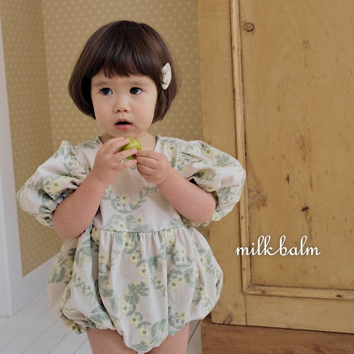 Milk Balm - Korean Baby Fashion - #onlinebabyboutique - Rosa Embroidered Suit - 9