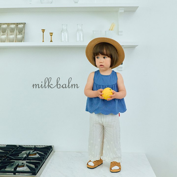 Milk Balm - Korean Baby Fashion - #onlinebabyboutique - Jenny Scallop Pants - 8