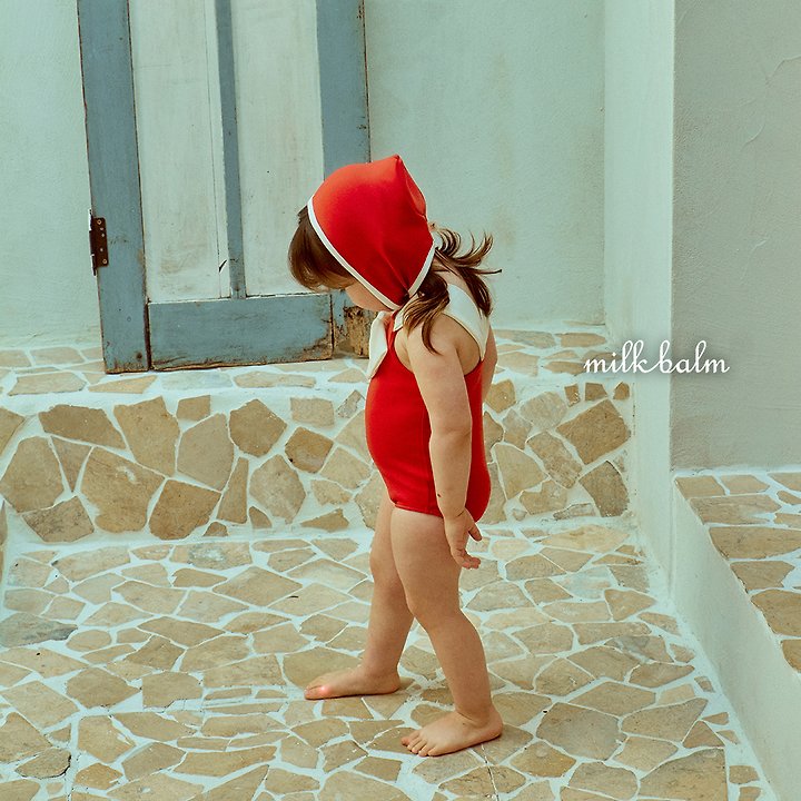 Milk Balm - Korean Baby Fashion - #onlinebabyboutique - Ribbon Swim Cap - 5