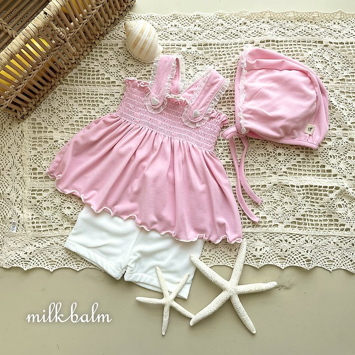 Milk Balm - Korean Baby Fashion - #onlinebabyboutique - Bella Swim Cap - 3