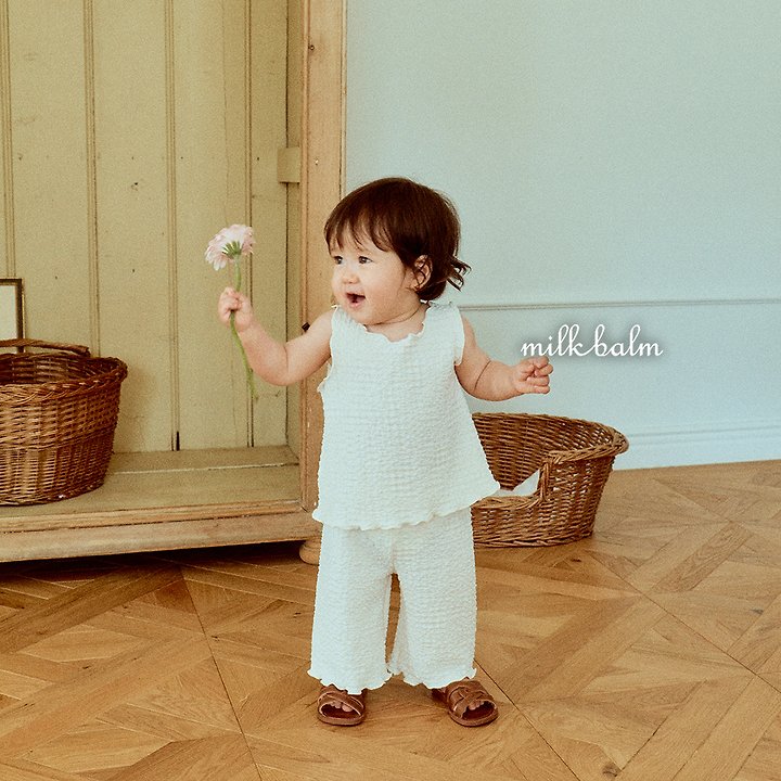 Milk Balm - Korean Baby Fashion - #onlinebabyboutique - Bring Sleeveless Set-up - 10