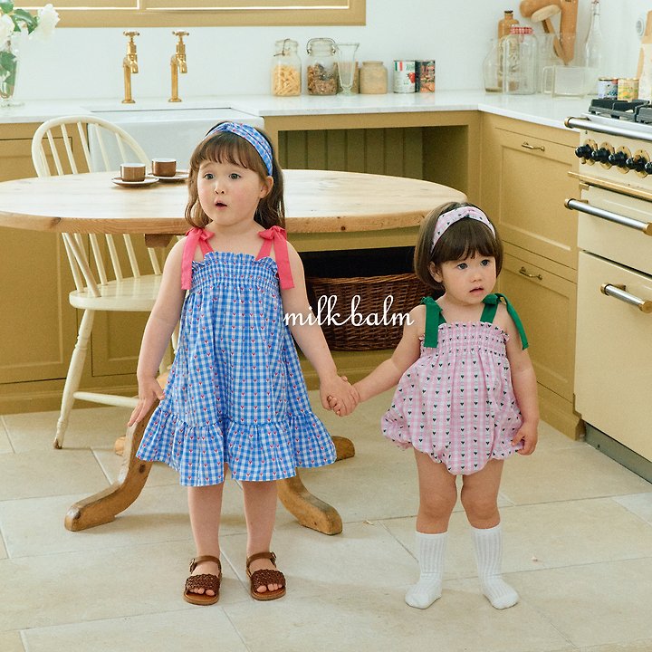 Milk Balm - Korean Baby Fashion - #onlinebabyshop - Coco Smocking One-piece - 6