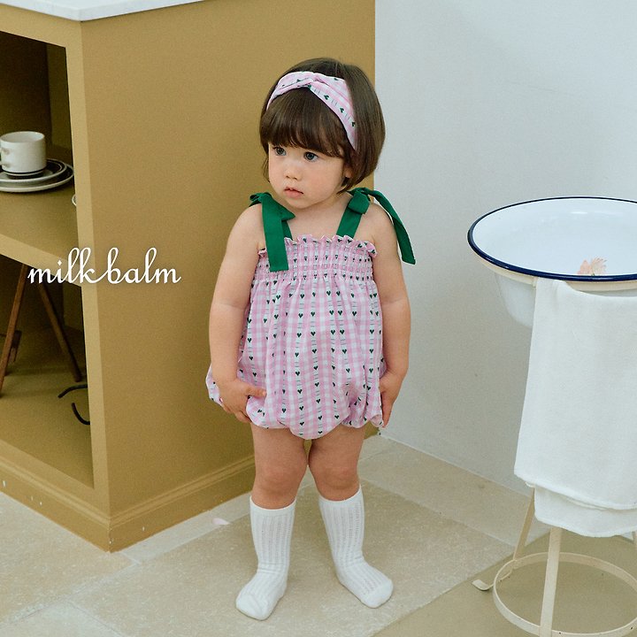 Milk Balm - Korean Baby Fashion - #onlinebabyshop - Coco Smocking Suit - 5