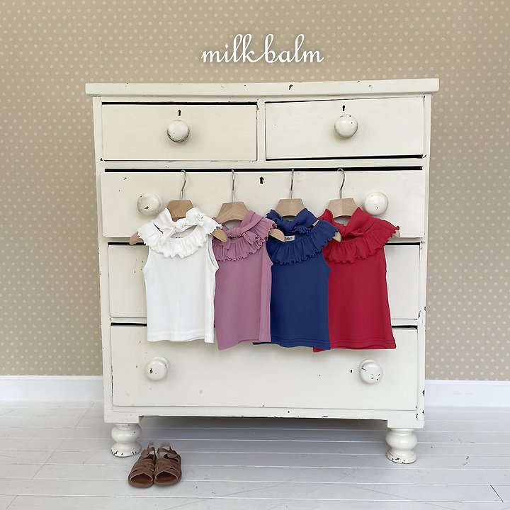 Milk Balm - Korean Baby Fashion - #onlinebabyshop - Jenny Frill Tee