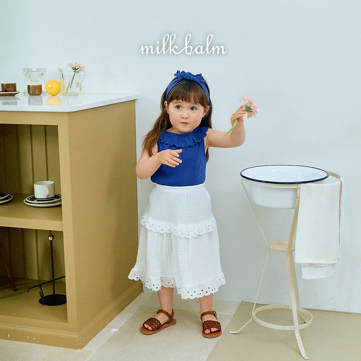 Milk Balm - Korean Baby Fashion - #onlinebabyshop - Pure Punching Skirt - 10
