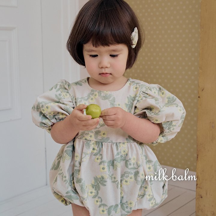 Milk Balm - Korean Baby Fashion - #onlinebabyshop - Rosa Embroidered Suit - 10