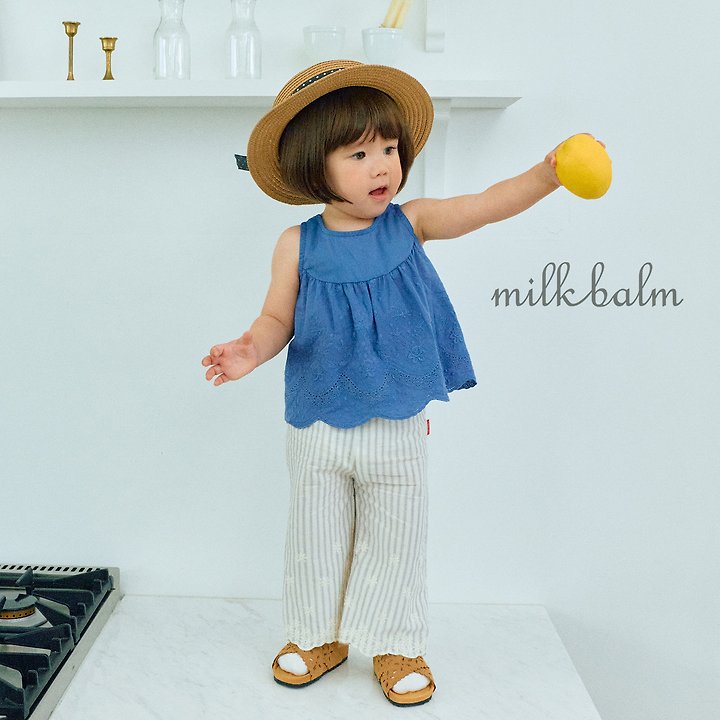 Milk Balm - Korean Baby Fashion - #onlinebabyshop - Jenny Scallop Pants - 9