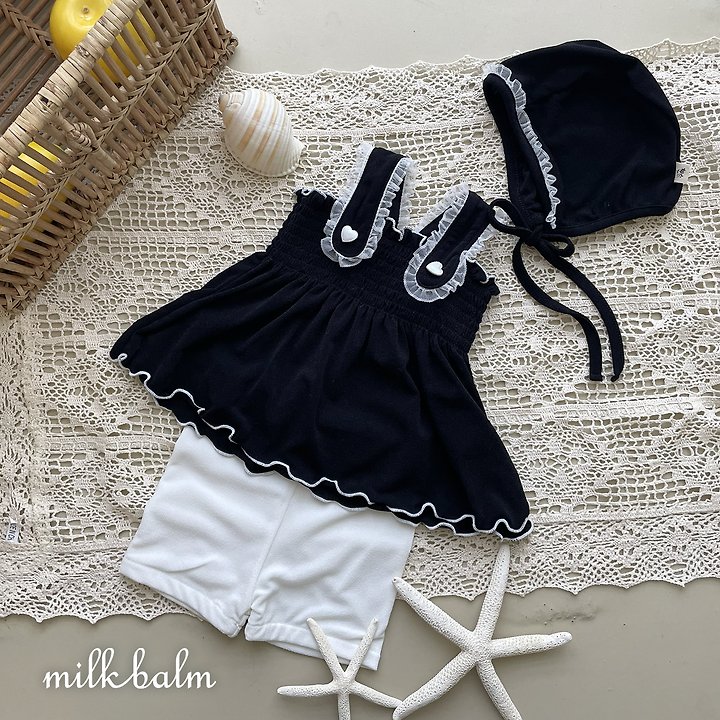 Milk Balm - Korean Baby Fashion - #onlinebabyboutique - Bella Swim Cap - 4