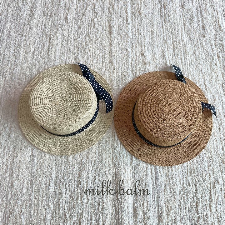 Milk Balm - Korean Baby Fashion - #onlinebabyboutique - Jenny Straw Hat - 4