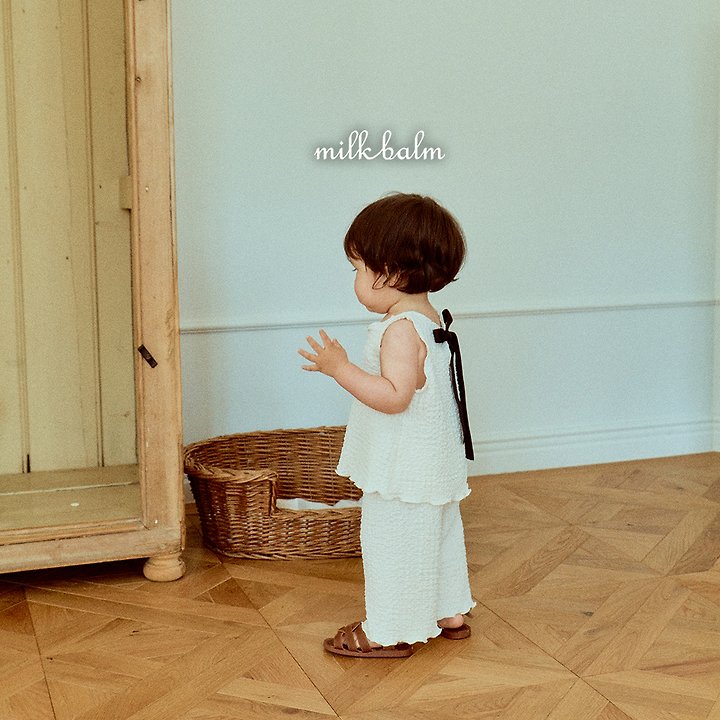 Milk Balm - Korean Baby Fashion - #onlinebabyshop - Bring Sleeveless Set-up - 11