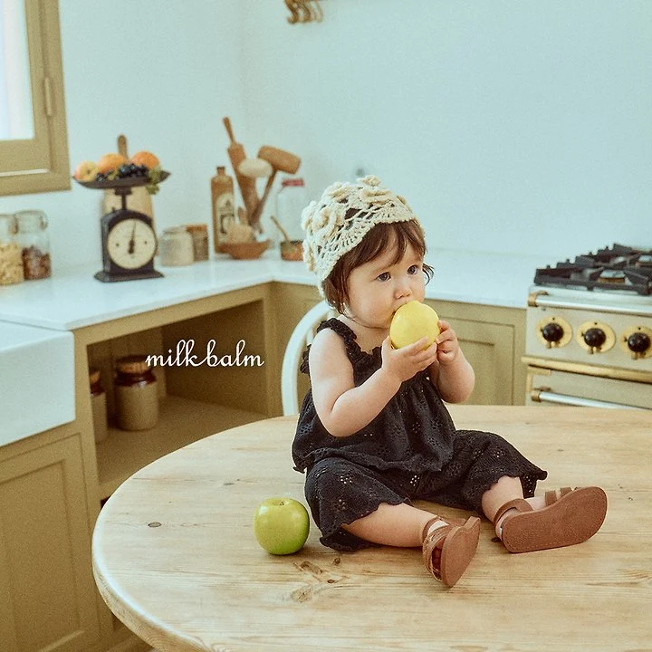 Milk Balm - Korean Baby Fashion - #onlinebabyshop - Punching Smocking Set-up - 9