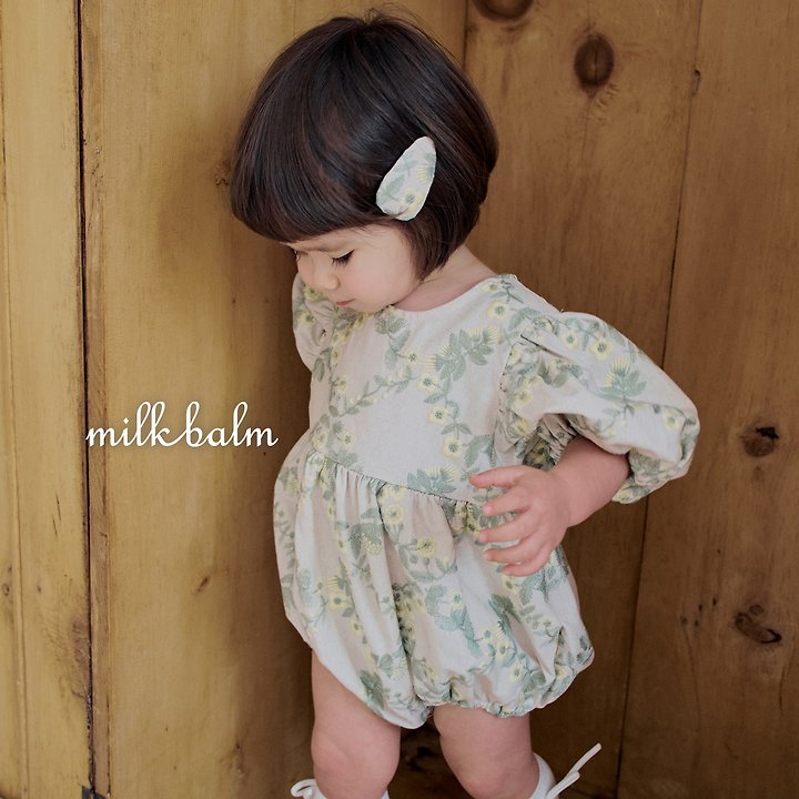 Milk Balm - Korean Baby Fashion - #smilingbaby - Rosa Embroidered Suit - 11