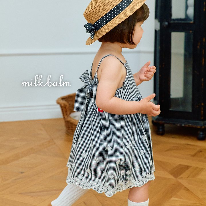 Milk Balm - Korean Baby Fashion - #smilingbaby - Jenny Scallop One-piece - 8