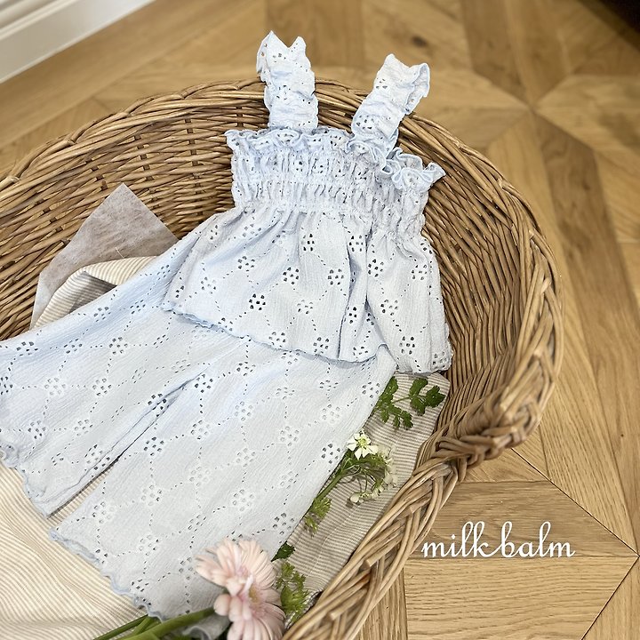 Milk Balm - Korean Baby Fashion - #smilingbaby - Punching Smocking Set-up - 10