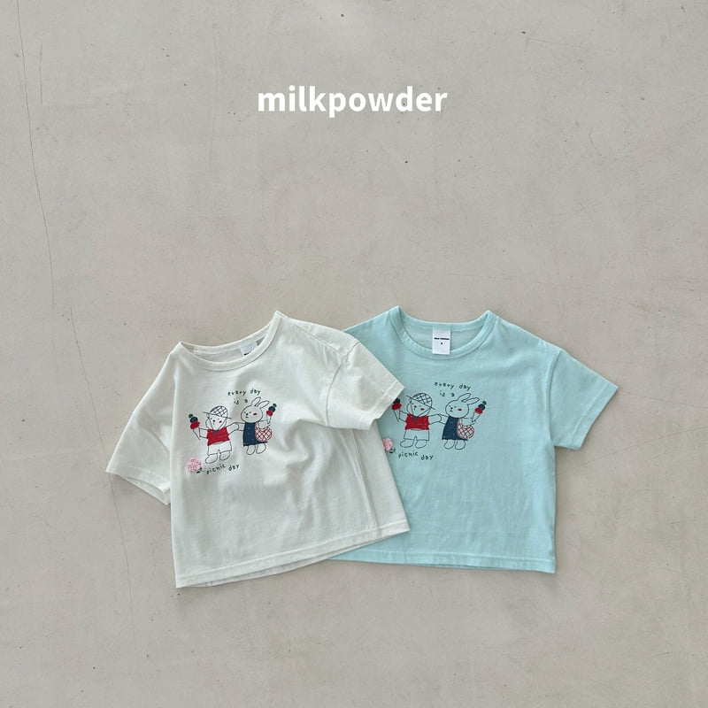 Milk Powder - Korean Children Fashion - #designkidswear - Bestie Tee