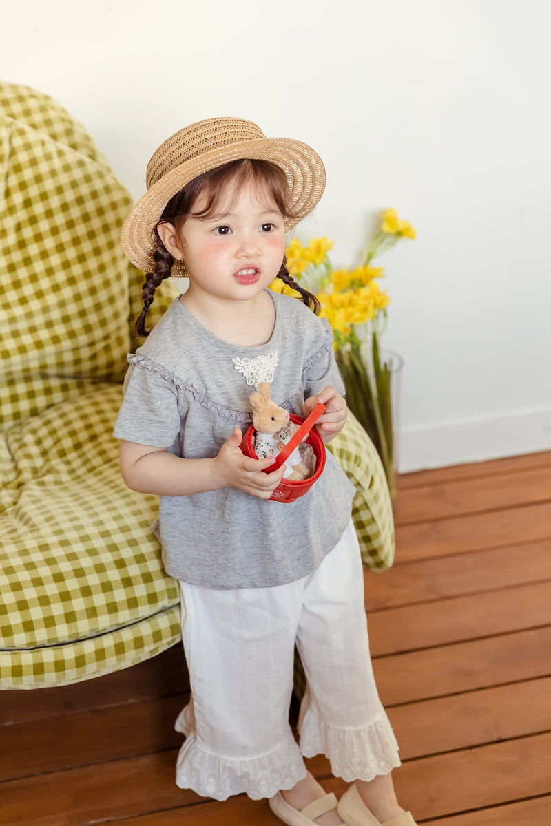 Milk Powder - Korean Children Fashion - #kidsshorts - Slub Tee - 8