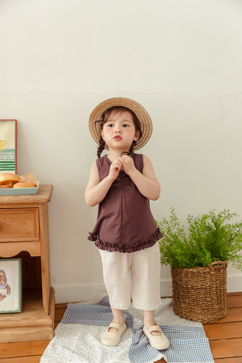 Milk Powder - Korean Children Fashion - #kidsshorts - Chocolate Tee - 6