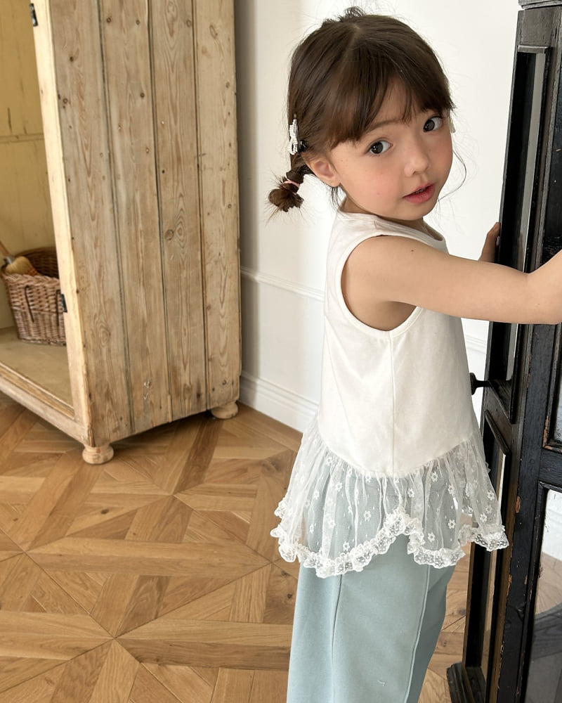 Milk Powder - Korean Children Fashion - #kidsstore - Light Sleeveless Tee - 6