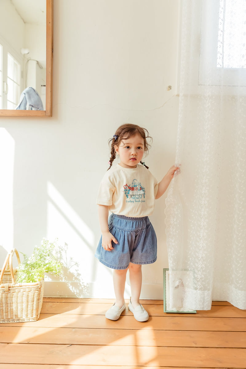 Milk Powder - Korean Children Fashion - #magicofchildhood - Culotte Denim Pants - 7