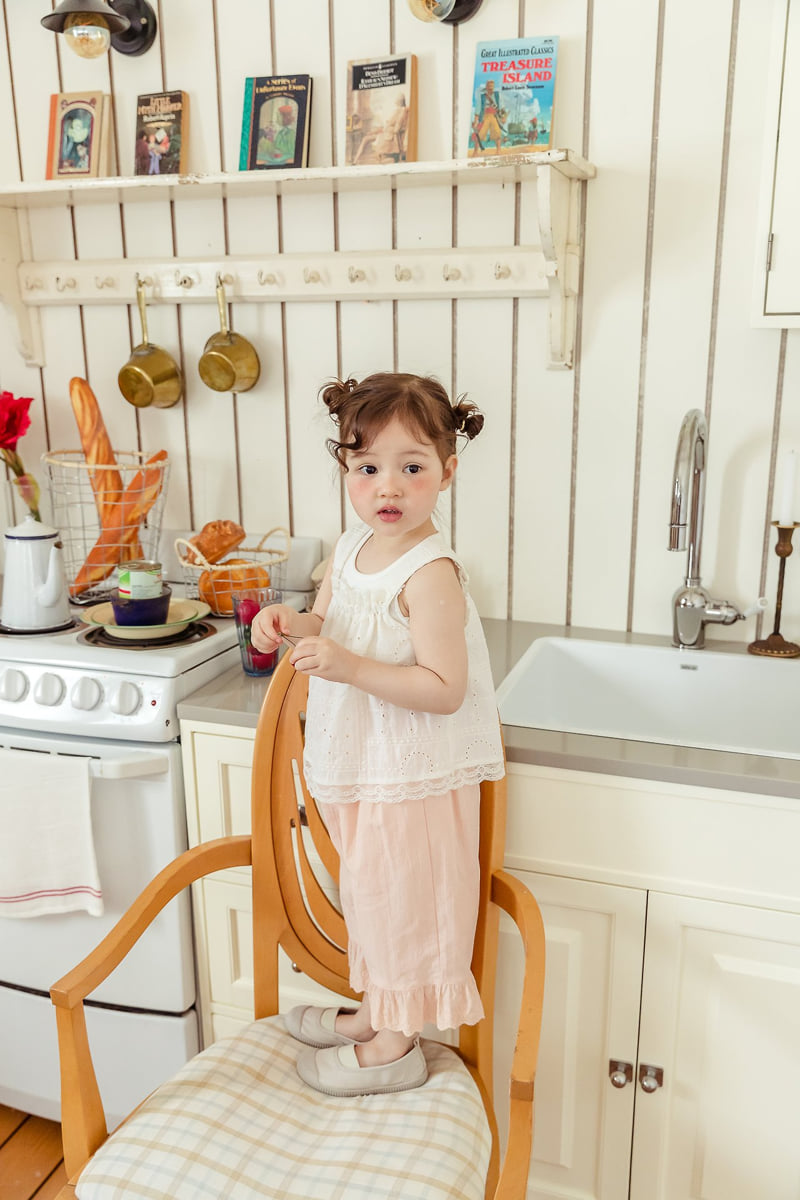 Milk Powder - Korean Children Fashion - #magicofchildhood - Pippi Sleeveless Tee - 12