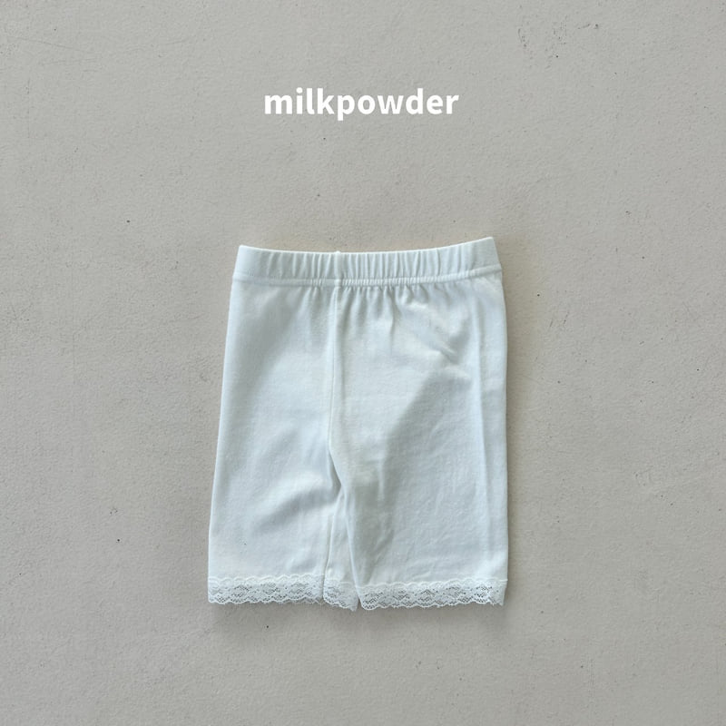 Milk Powder - Korean Children Fashion - #minifashionista - Short Leggings - 7