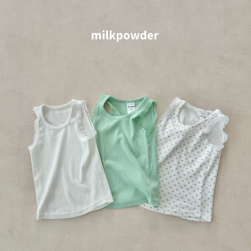 Milk Powder - Korean Children Fashion - #stylishchildhood - Pippi Sleeveless Tee