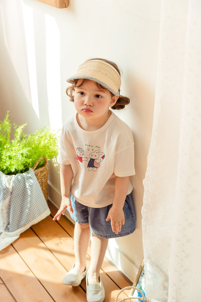 Milk Powder - Korean Children Fashion - #toddlerclothing - Culotte Denim Pants - 11