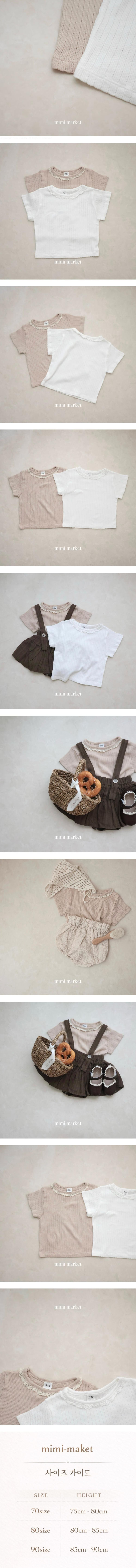 Mimi Market - Korean Baby Fashion - #babyootd - Momo Lace Tee - 2