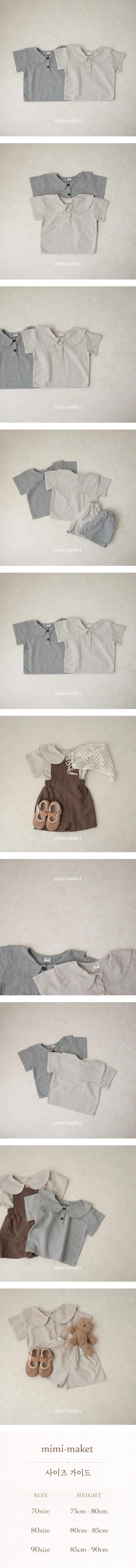 Mimi Market - Korean Baby Fashion - #onlinebabyshop - Bonbon Sailor Top - 2