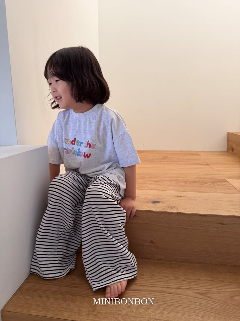 Mini Bongbong - Korean Children Fashion - #childofig - Rainbow Tee - 12