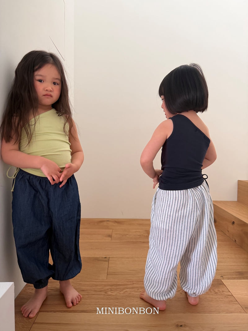 Mini Bongbong - Korean Children Fashion - #childofig - Diagonal Sleeveless - 5