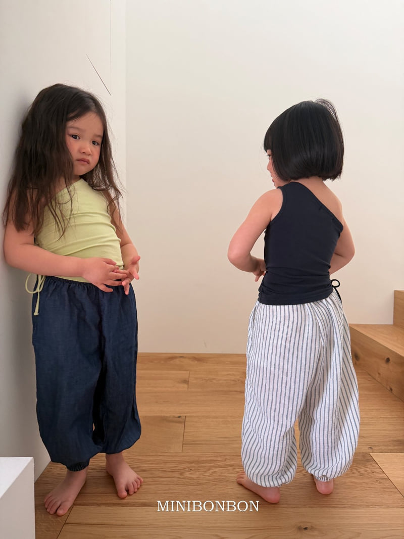 Mini Bongbong - Korean Children Fashion - #childofig - Diagonal Sleeveless - 6