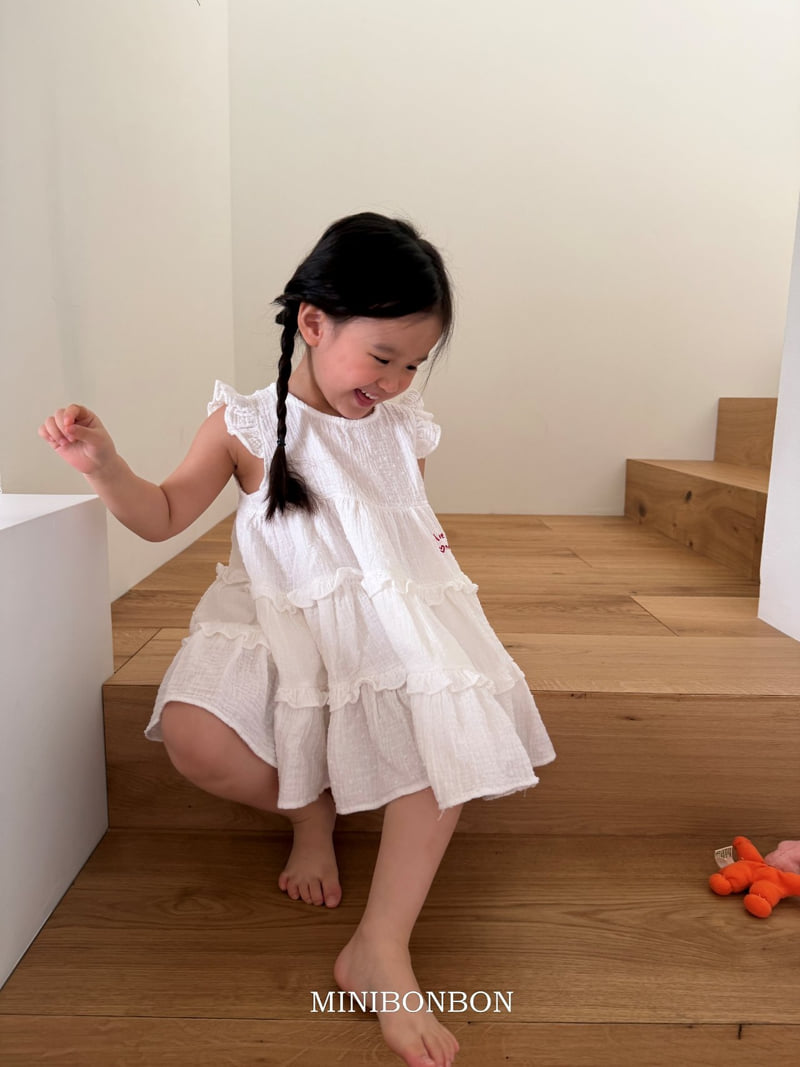Mini Bongbong - Korean Children Fashion - #childofig - Love Mommy One-piece - 10