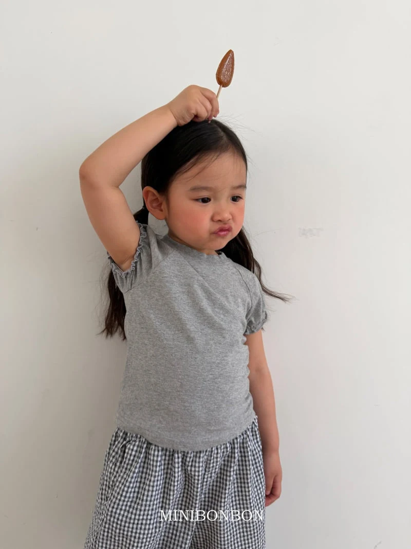 Mini Bongbong - Korean Children Fashion - #designkidswear - Puff Girl Tee - 12