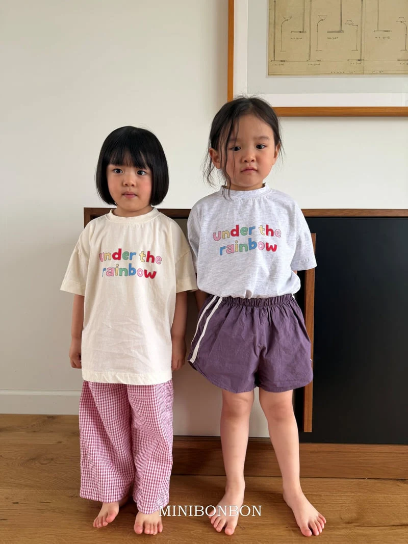 Mini Bongbong - Korean Children Fashion - #discoveringself - Rainbow Tee